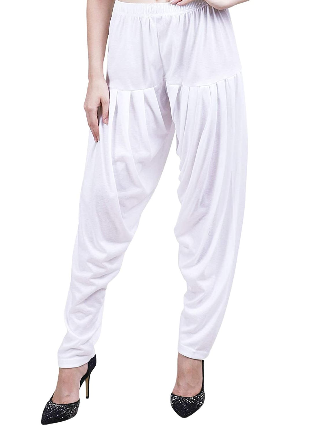 Attract Women's Viscose Patiyala/Patiala Pants Yellow