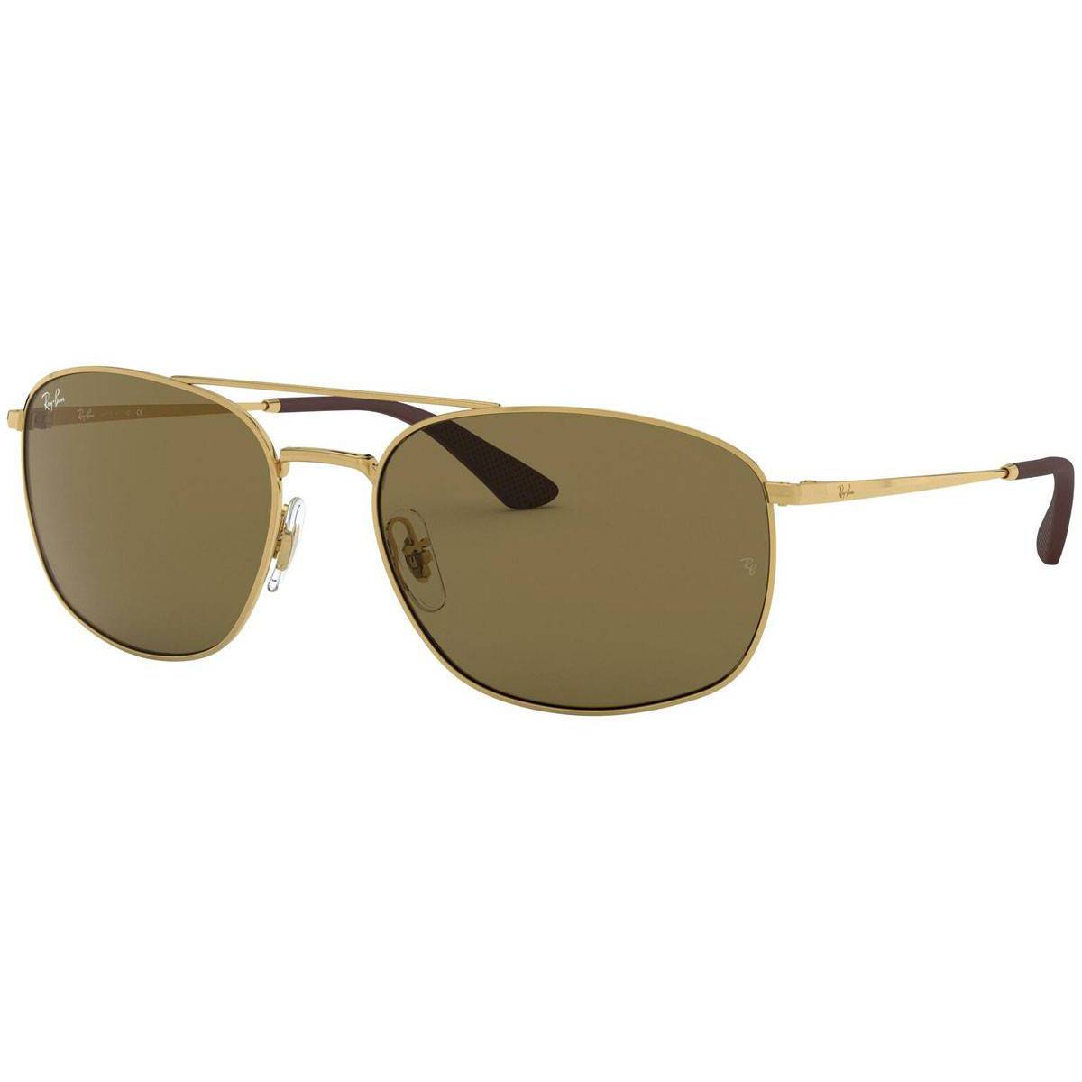 ray ban square gold frame