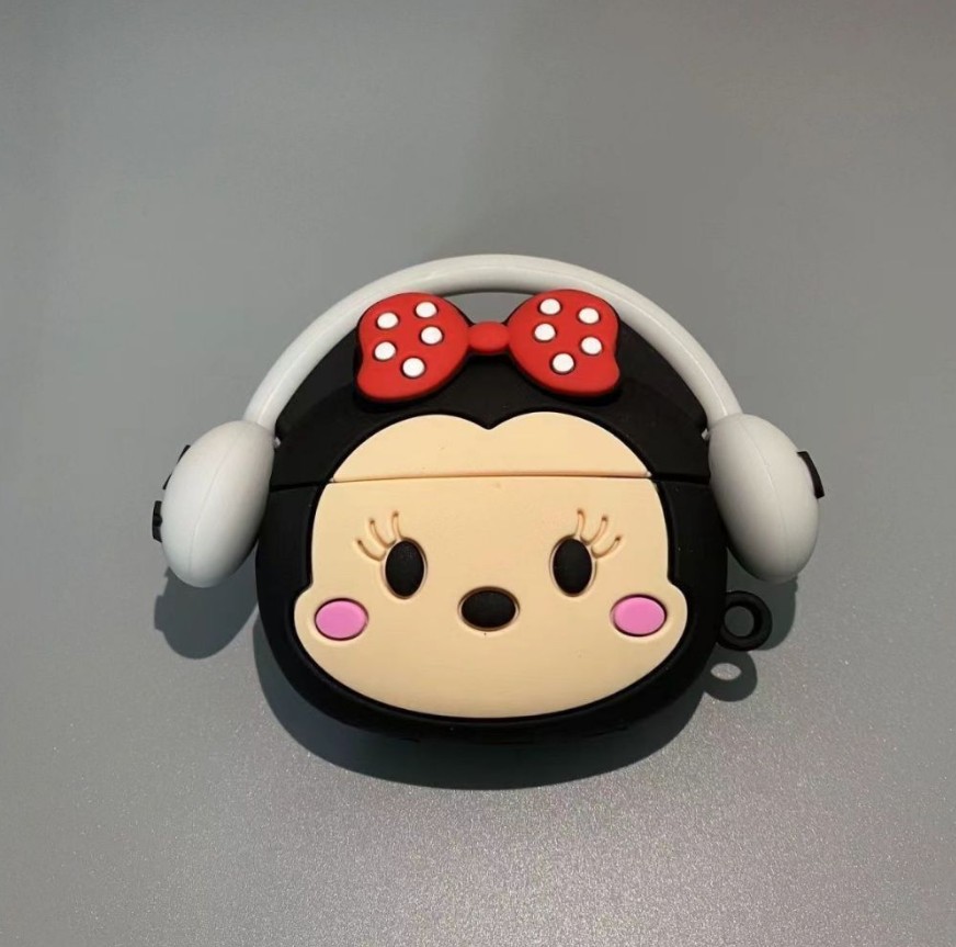 High Quality Premium Soft Silicone Printing Case Compatible for 𐤠irpods Pro 1 & 2 Case With Hook