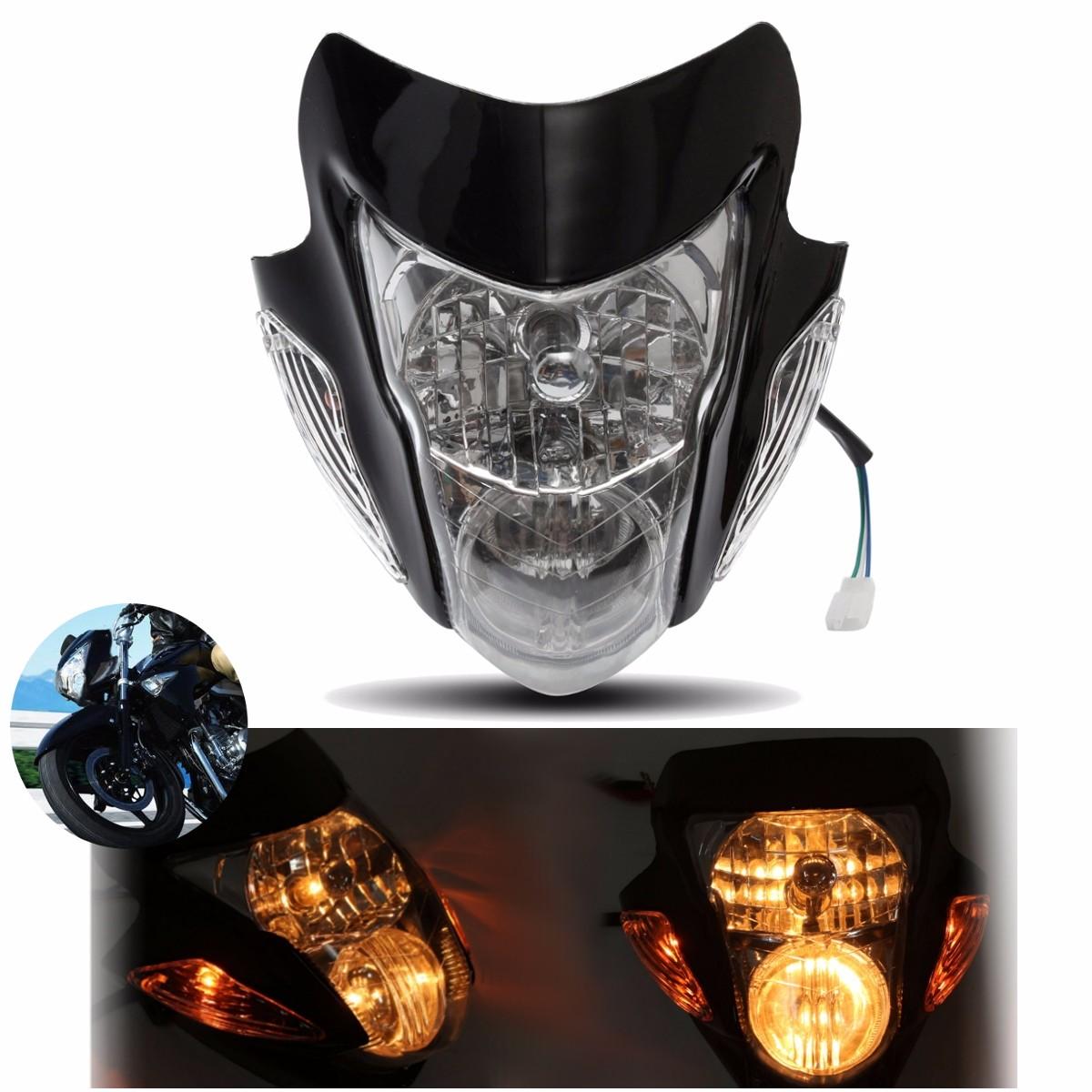 Black Streetfighter Street Fighter Motorcycle Bike Headlight Head Light Lamp New Buy Online At Best Prices In Pakistan Daraz Pk