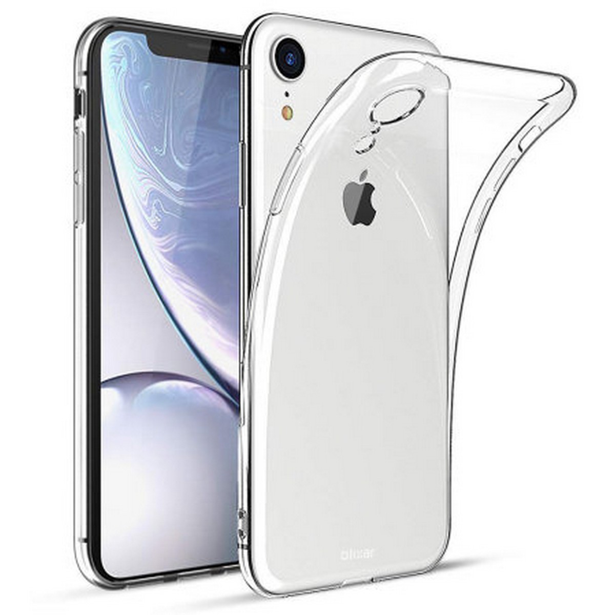 Apple Iphone Xr, Flexible Soft Slim Jelly Case Transparent Clear Tpu Cover