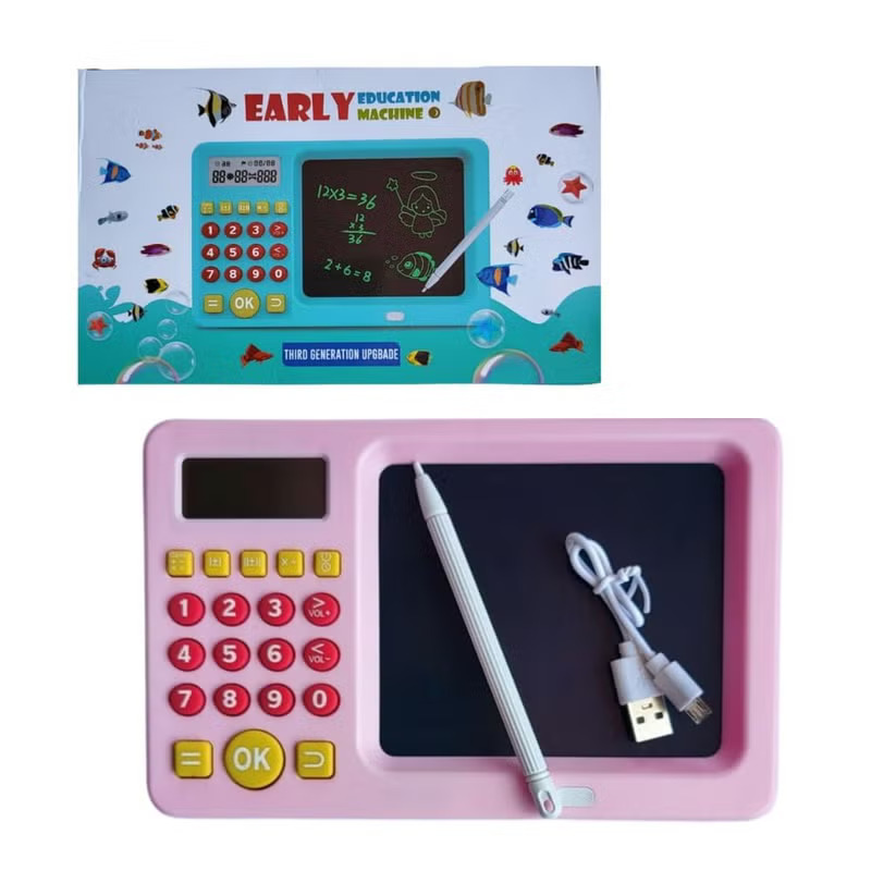 Kids Multi color LCD Writing Tablet - Reusable Doodle Pad Digital Drawing Board, 6.5/8.5/10/12 Inch, Touch Erase, Eco-Friendly Learning & Writing Board, Portable & Lightweight, Fun & Educational Toy, Perfect Gift for Toddlers