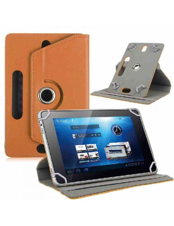 7 / 8  / 10 Universal Leather 360 Rotation Tablet Book Cover For pad And Android Tab