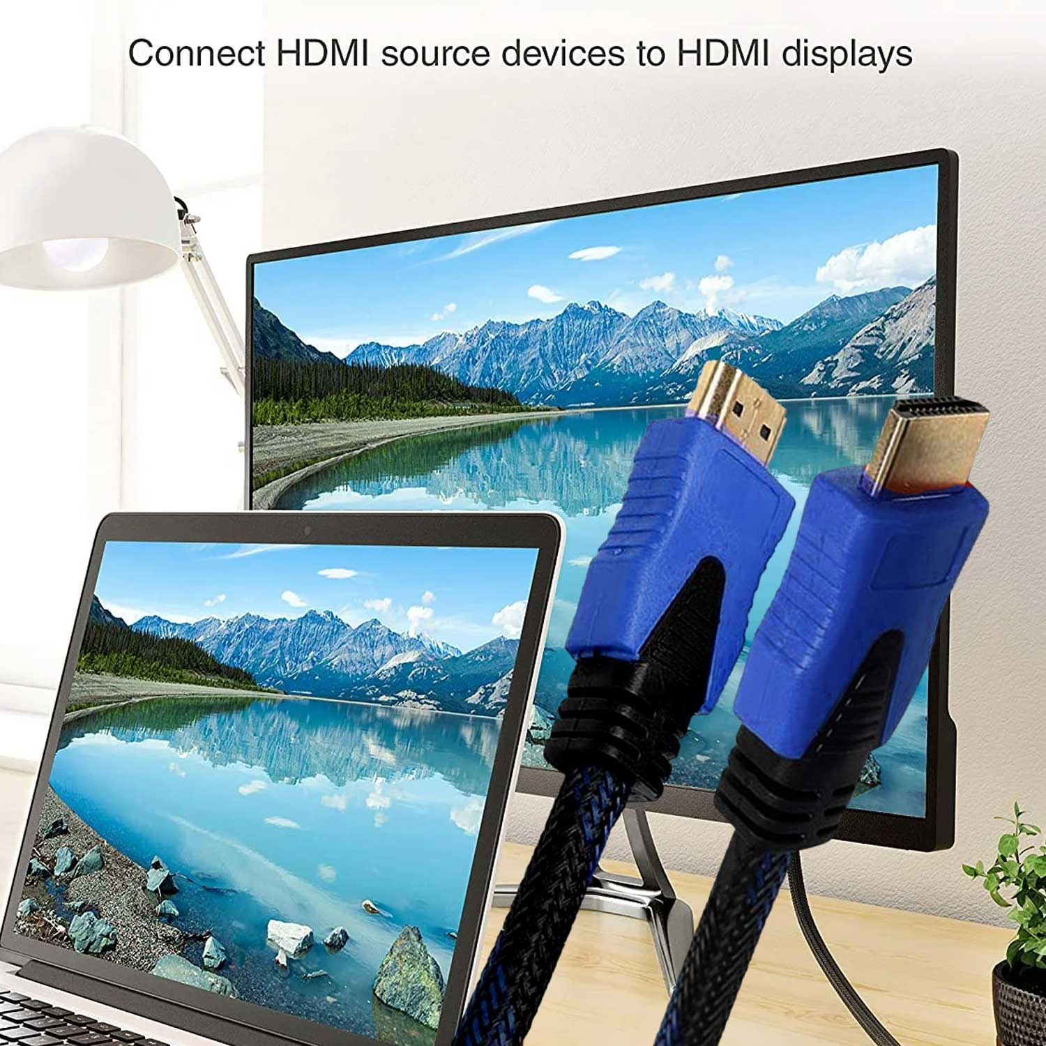 Hdmi Round Cable 1.5m/3m/5m/10m (Full Length)