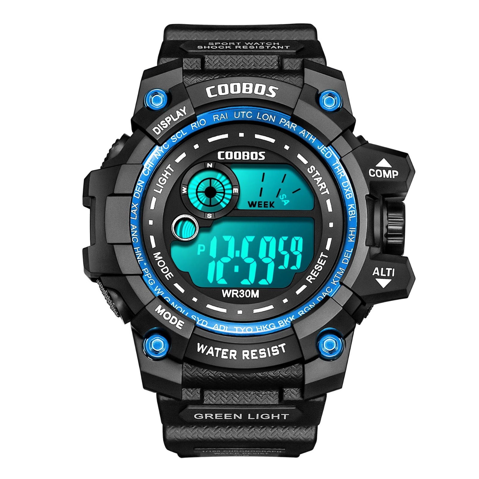 JEWELLER.  High Quality Sports  Boys Watches Waterproof Led Digital Watch Men's