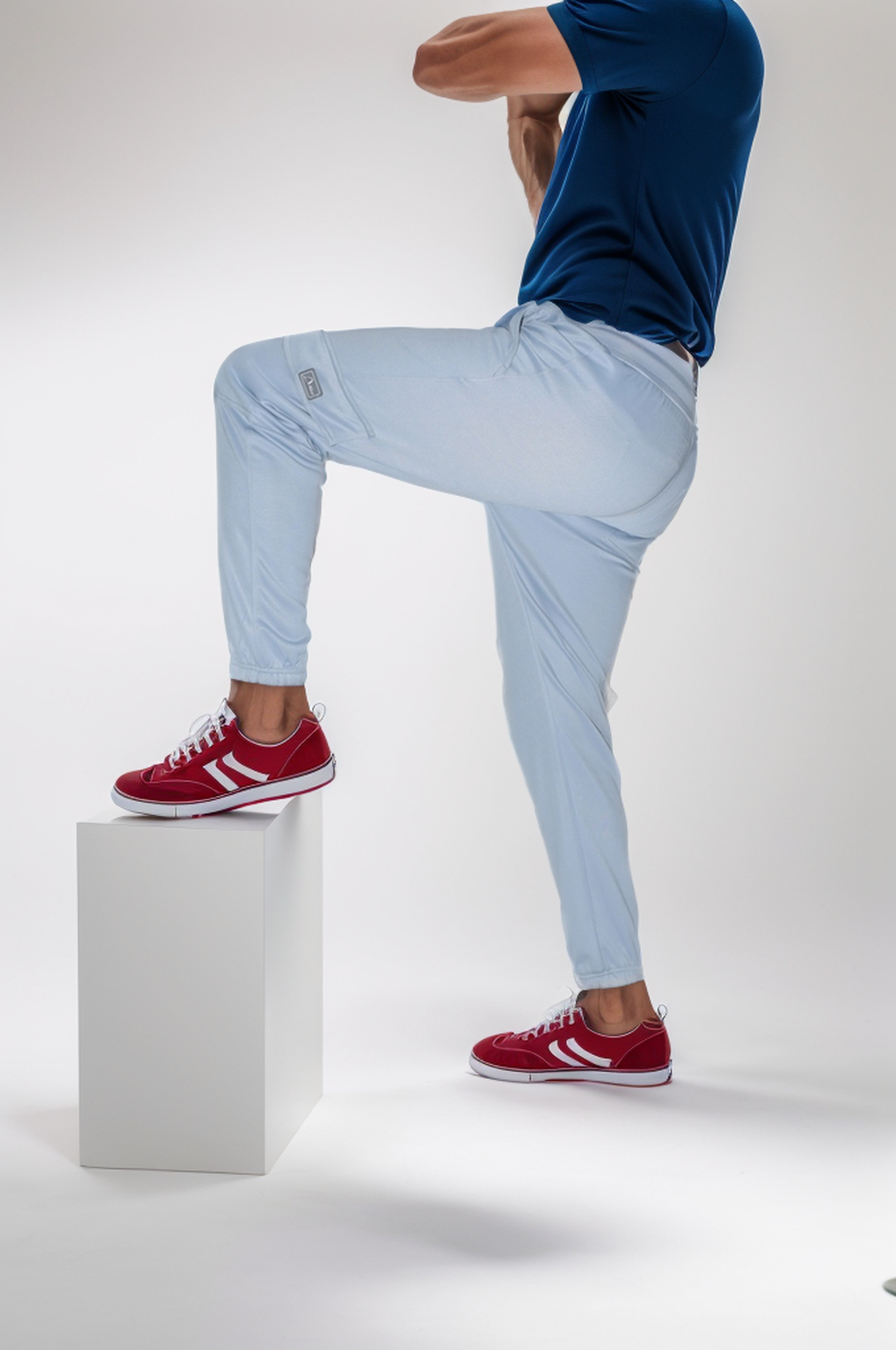 Athlico Men Casual Slim Fit Joggers Full Length Regular Waist Stretchable Pants