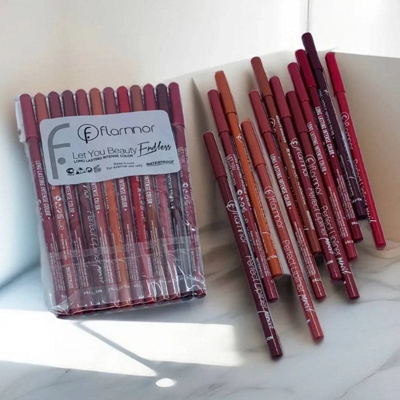 Set of 3 /6 / 12 Lipstick Pencils Lip liners Matte Lip Pencils Nude Shades Lippencils Smooth Texture Long Lasting