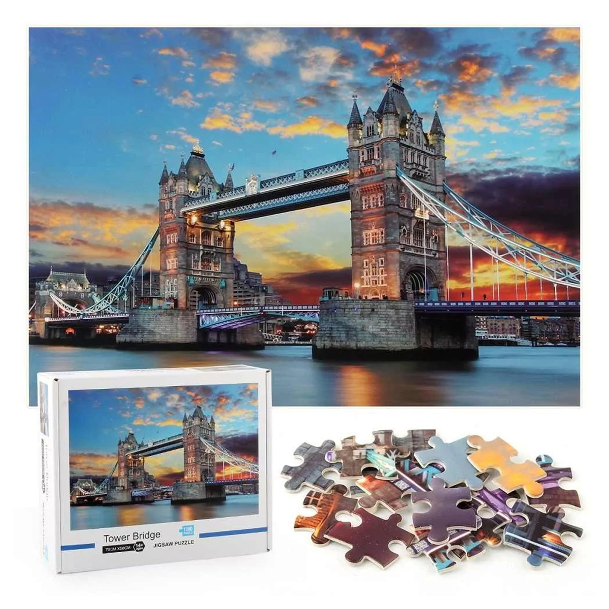 Tower Bridge di Londra - Puzzle 1000 Pezzi