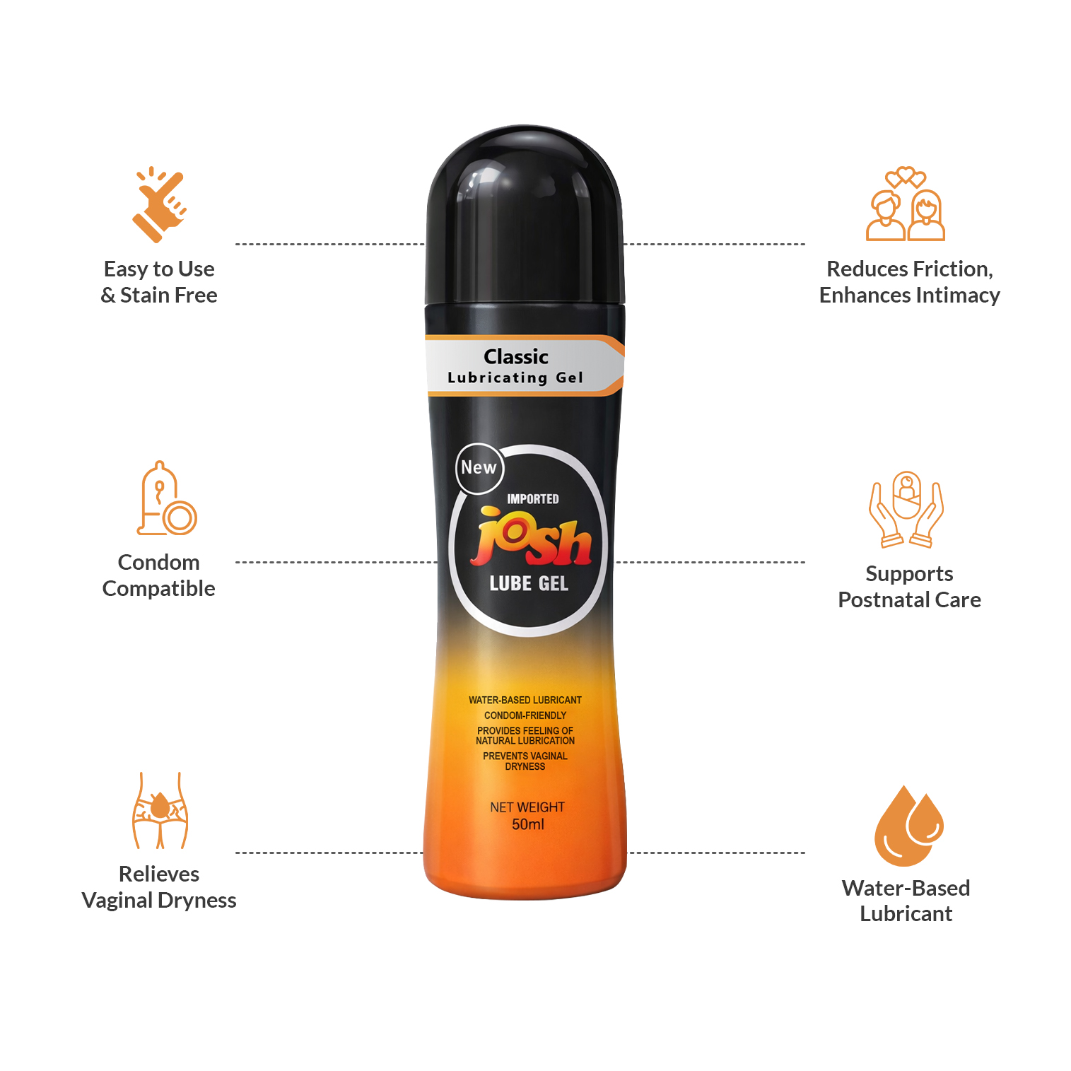 Josh Classic - Lubricating Gel (50ml)