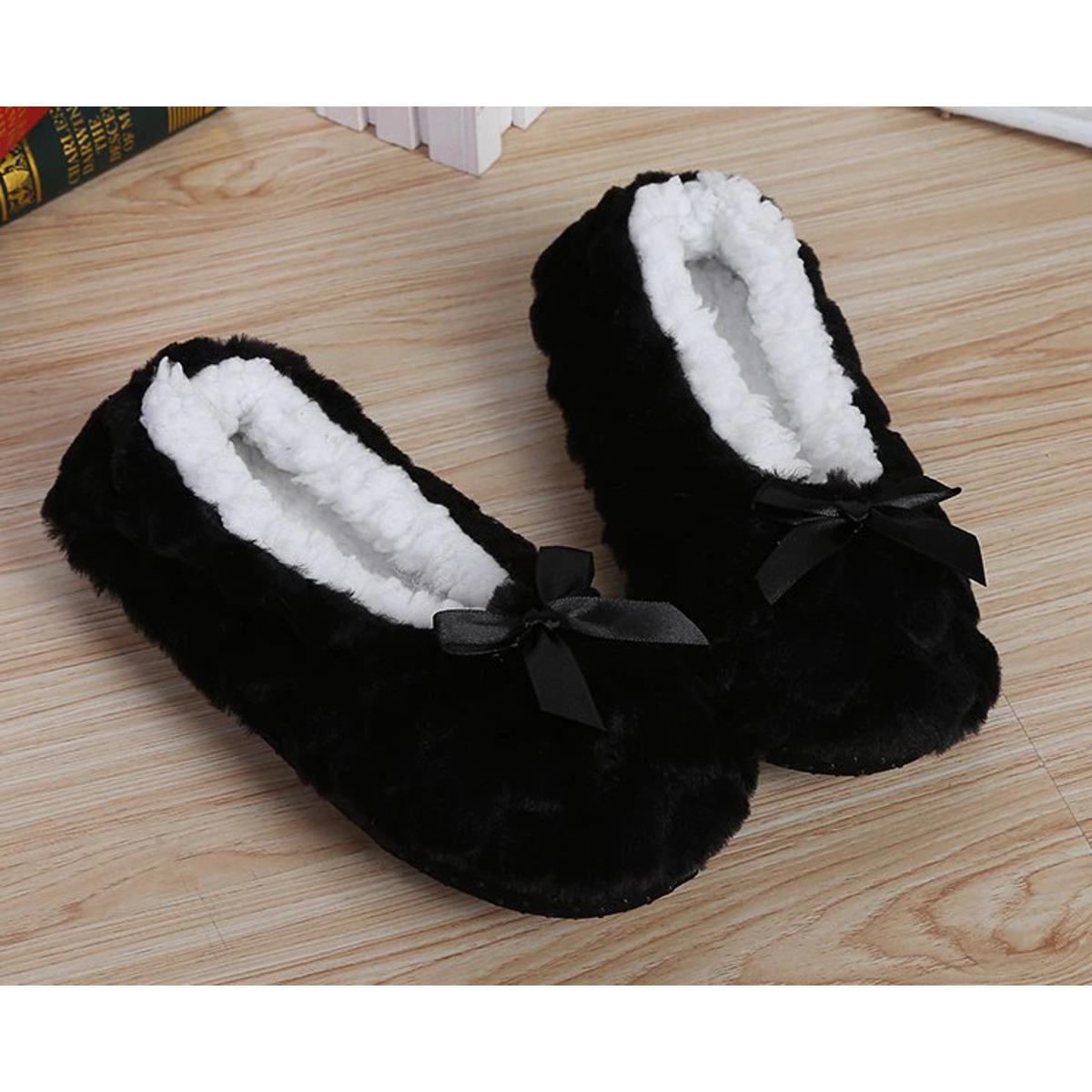 Women's Indoor Warm Plush Slippers - Soft & Comfortable Winter Footwear