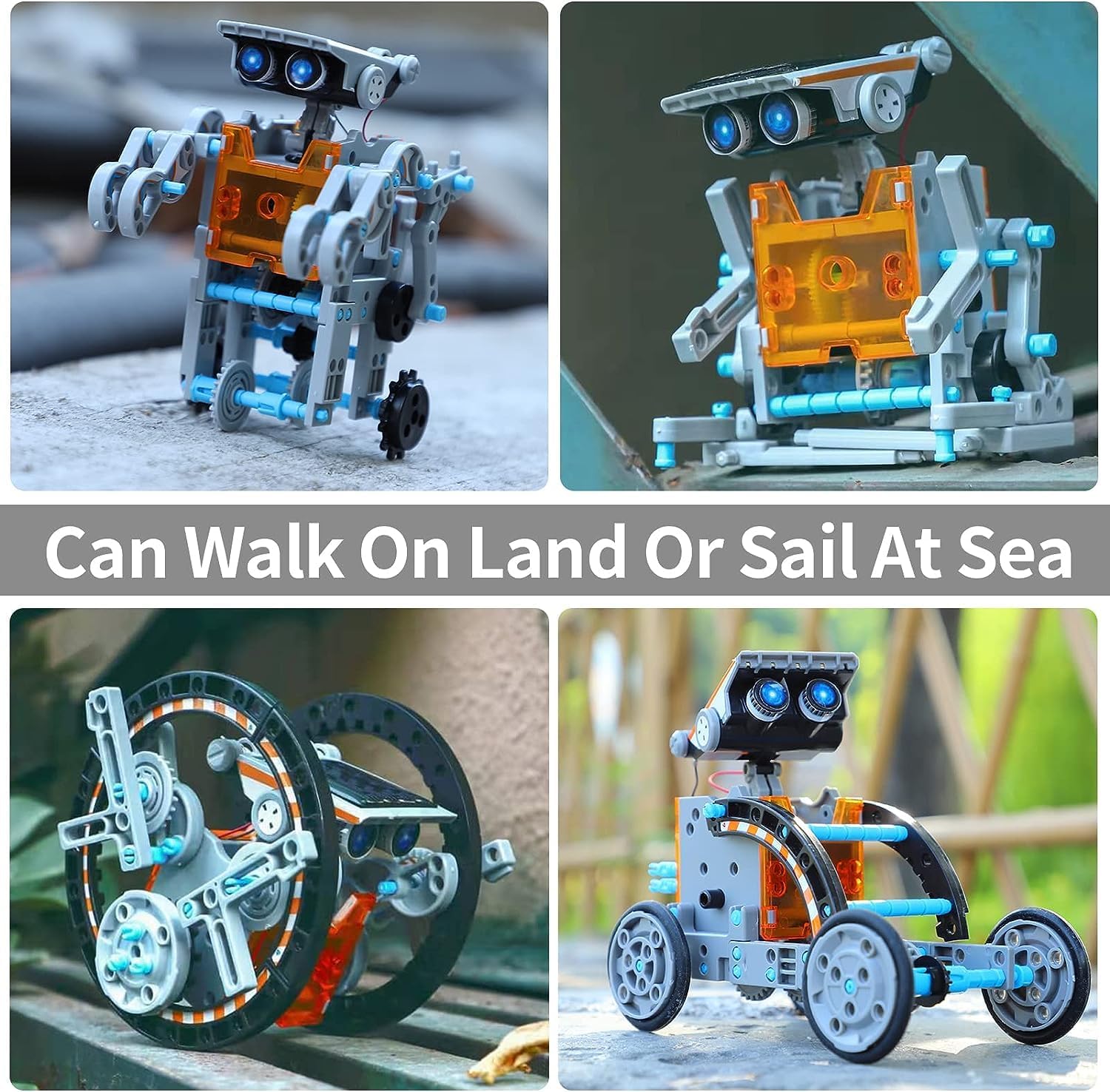14 in 1 solar robotic kit toy - Solar Robot Educational Kit Build Your Own Robot Kit Powered by the Sun- Educational Solar Robot Kit Powered by the Sun