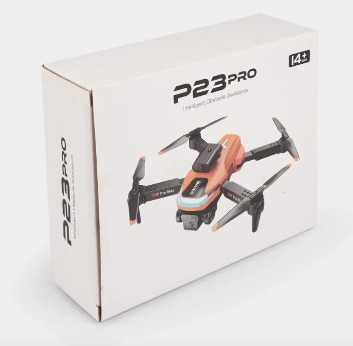 P23 Pro Drone with Dual Camera  WiFi FPV Foldable RC Quadcopter  Obstacle Avoidance  One Key Return  Altitude Hold  Remote Control