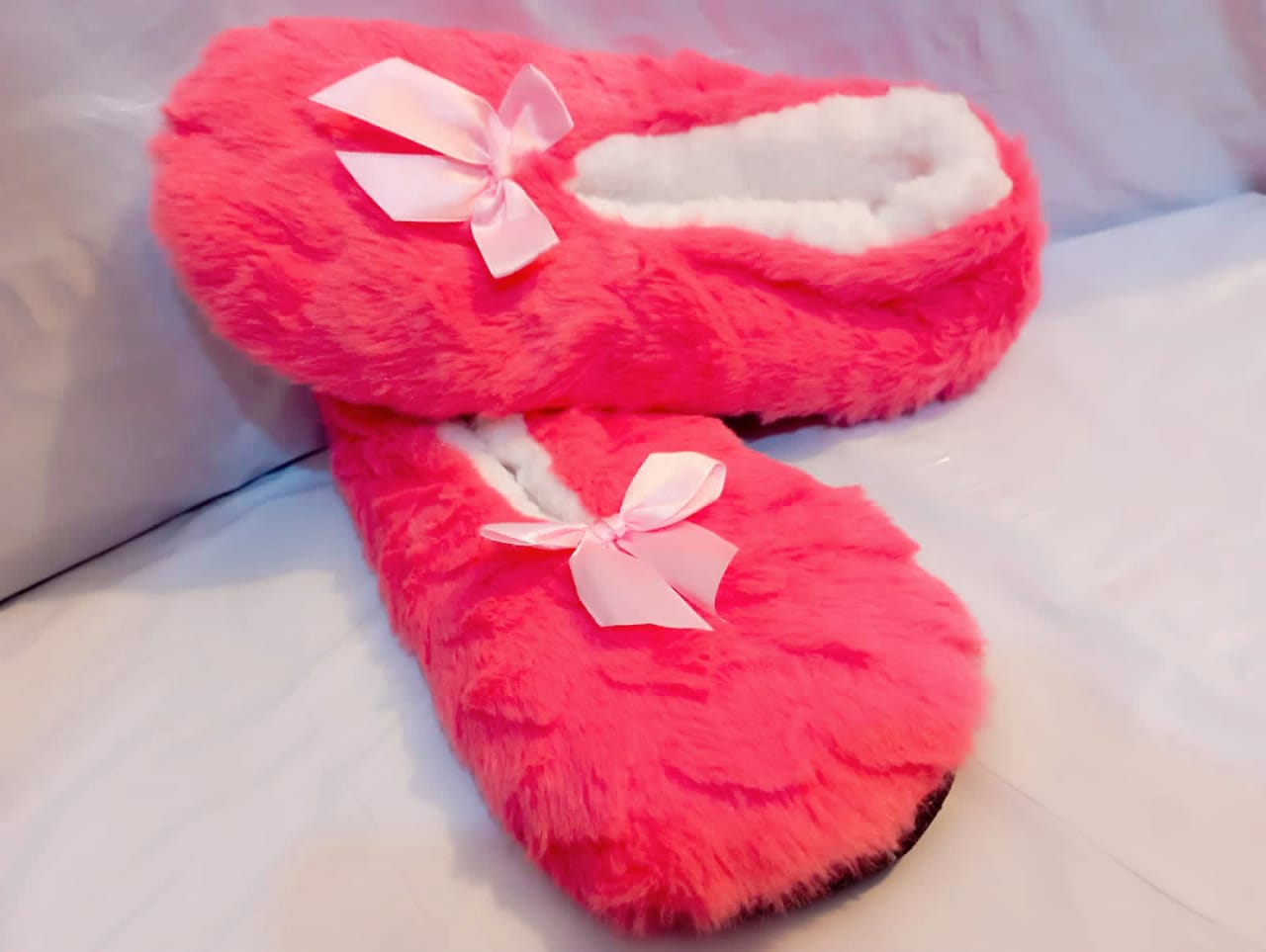 Indoor Home Slippers Warm Soft Plush Slippers Non-slip Indoor Slippers