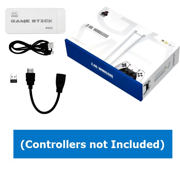 M15 / M8 Game Stick 4K - 64 GB - 20,000 Plus Built in Games - Video Game Console Retro Classic Games for PS1/GBA/SNES (Controllers NOT Included)