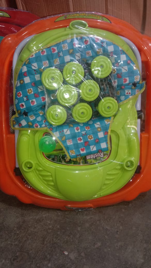 8 Wheels Walker for Kids Available in Random Colors Daraz.pk