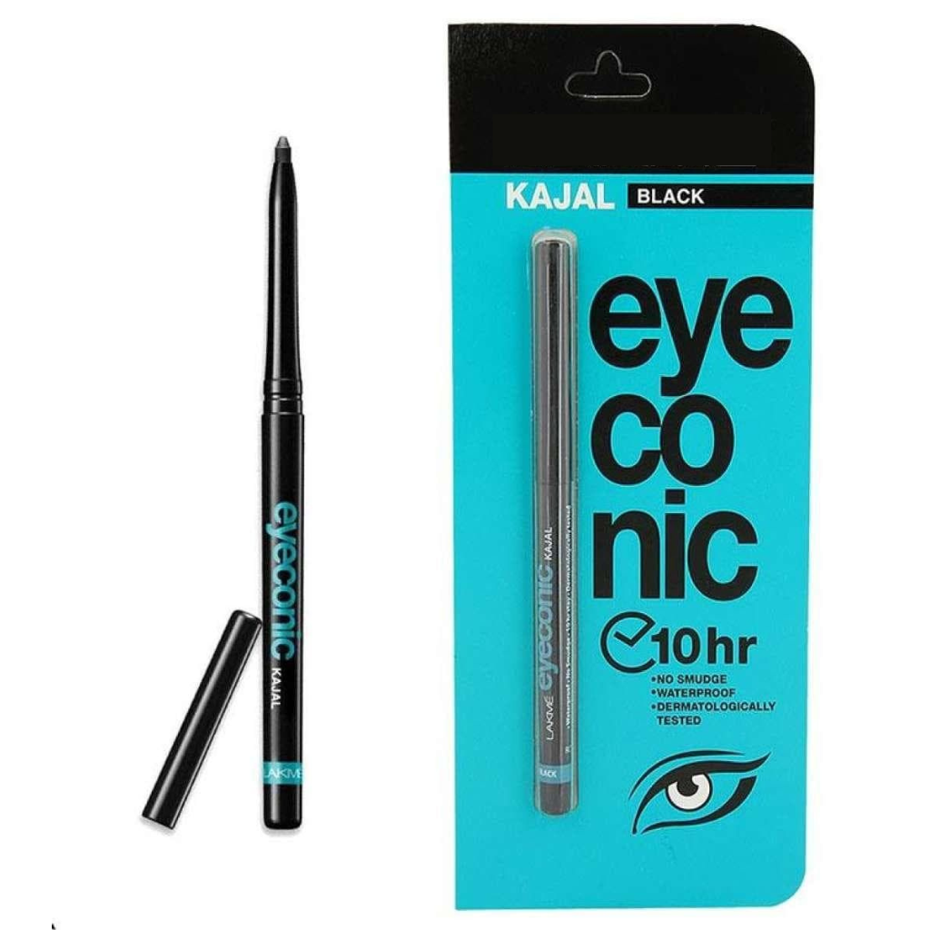 Intense Black, white Kajal Pencil | Smudge-Proof, Long-Lasting Eye Liner | Easy Glide, Waterproof Kajal for Bold, Defined Eyes