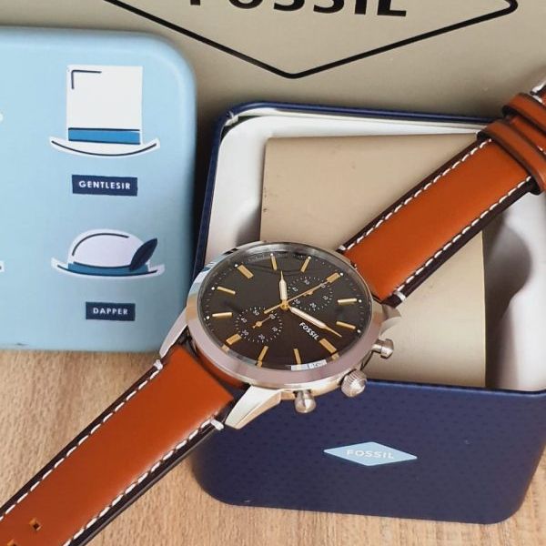 Fossil FS5279 Stainless Steel Wrist Watch for Men