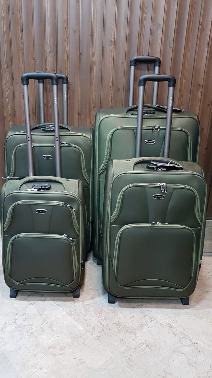 kluge 6 piece luggage set sage green