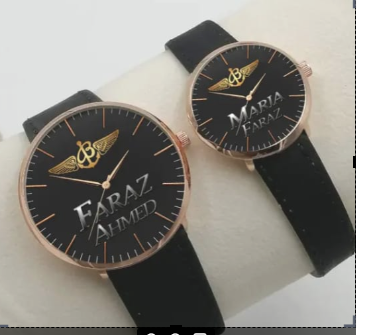 Lovers Special Customize Name Watches for Couples