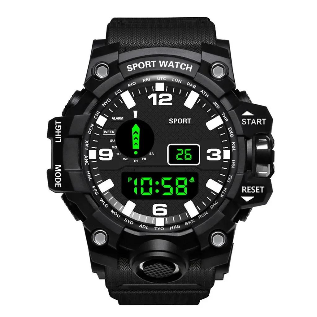 Multifunctional Waterproof Outdoor Sports Watch For Men Watches LED Digital Wristwatch Shockproof Life Waterproof Male Electronic Watch