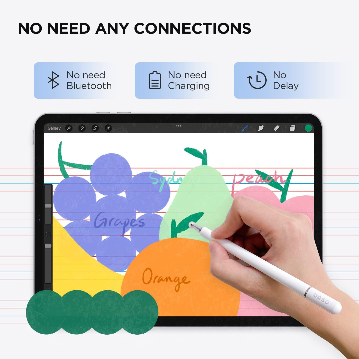 3 in 1 Universal Stylus Pen For Touch Screens - Metal Stylus Pencil One Pro With Flexible Multi Functional Transparent Disc For Writing & Drawing & Navigation Without Any Delay - Compatible With Android,Tablet & Touch Laptops - White