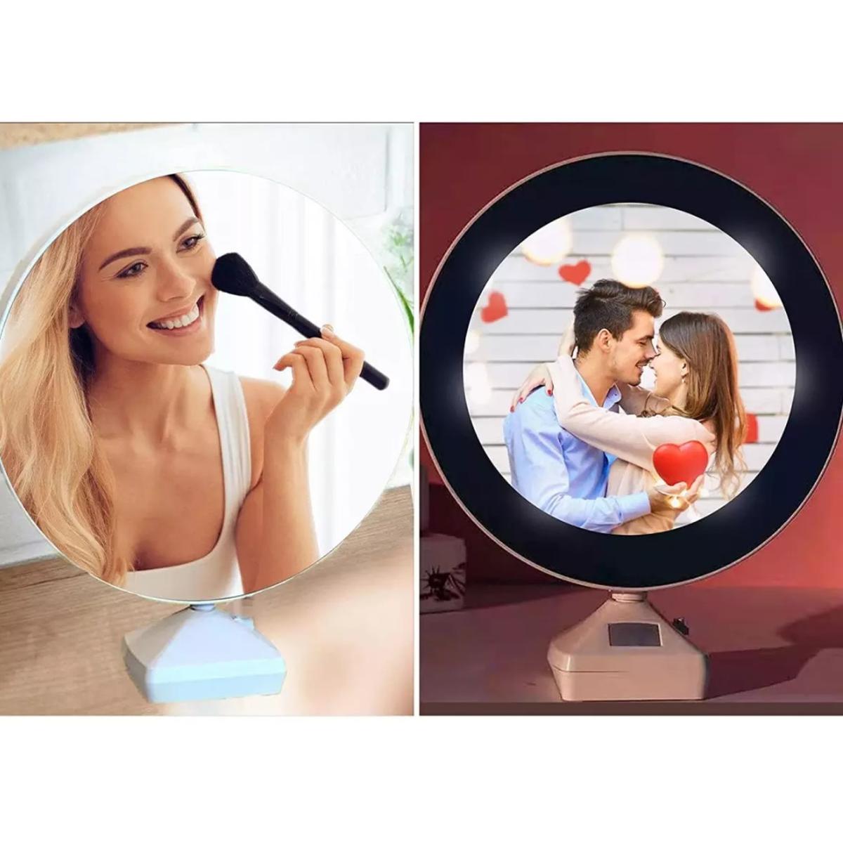 Magic Mirror+Led Light+Photo Frame