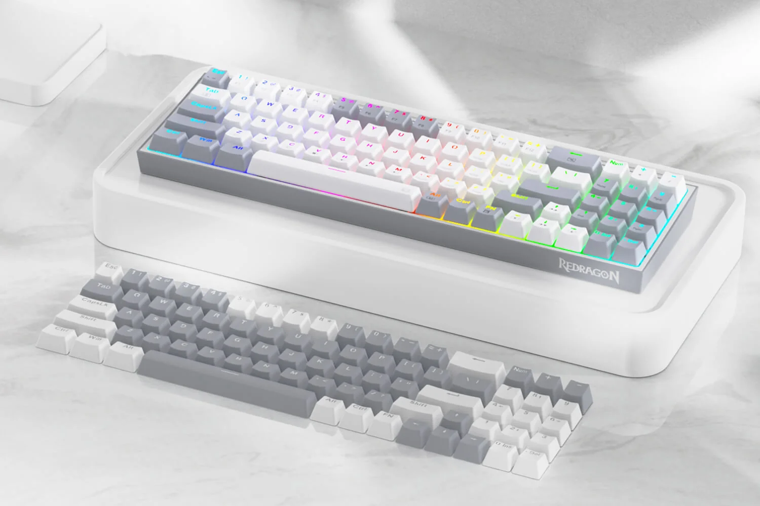 Redragon K628 POLLUX 75% Wired Mechanical Gaming Keyboard RGB with Extra Full Set of Keycaps 78 Keys 20 fc33272d290afaba125bd6a7563debc8