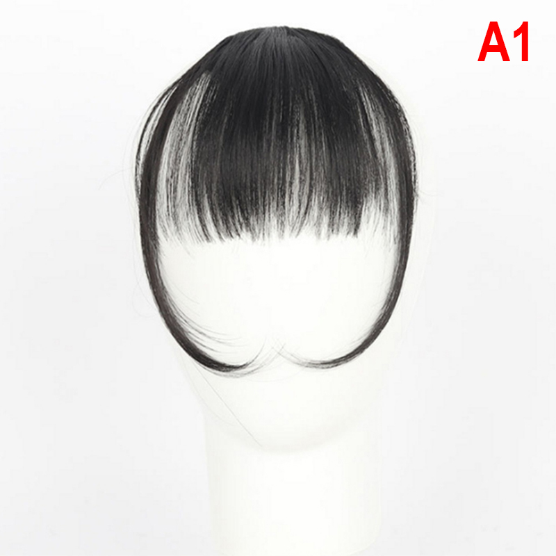 Clip in Hair Extension Fringe Front Bangs w/ Hair Temples ANLAN Daraz.pk