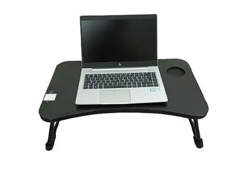 New Metal Legs Folden Ergonomic & portable Gaming Table bed table, sofa table, floor table, eating table, study table with drawer (for pen , glasses & Usb's) , cup holder , notebook stand multipurpose wooden laptop stand