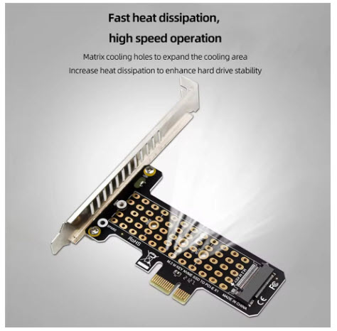 M.2 NVME B&M Key To PCIe 4.0/3.0 X1 x1 X4 x8 x16 interface Adapter Card PC Motherboard For 2230 2242 2260 2280 SSD hard disk
