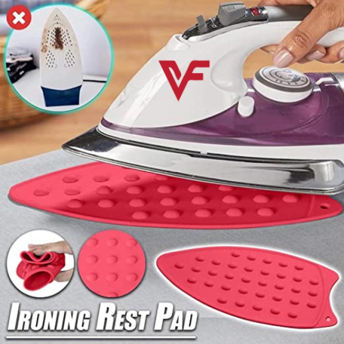 Flat iron resting pad best sale