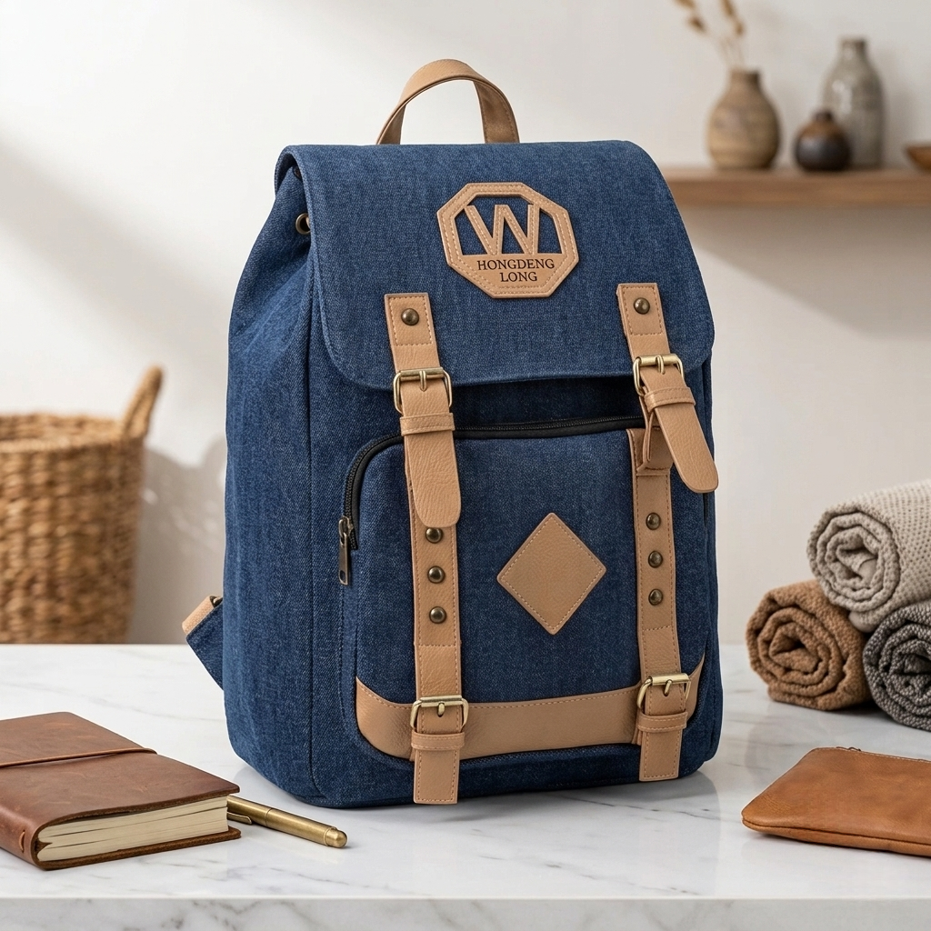 Vintage Canvas Laptop Backpack for Men & Women  Large Capacity Travel School College Bag  Waterproof Casual Hiking Backpack with Multiple Compartments, Adjustable Straps and Premium Durable Design