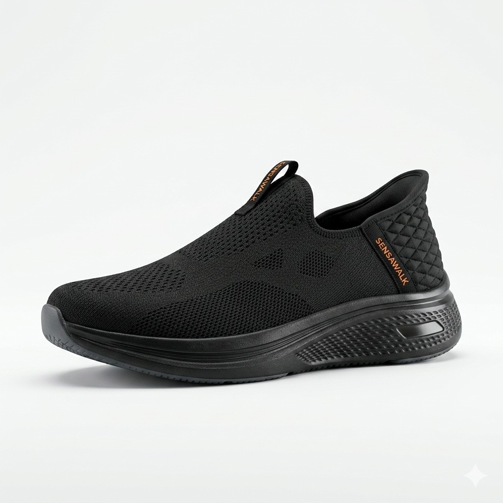 Black Camel Shoes for Mens | Walking Casual Skechers Sneakers | Super Comfort 670