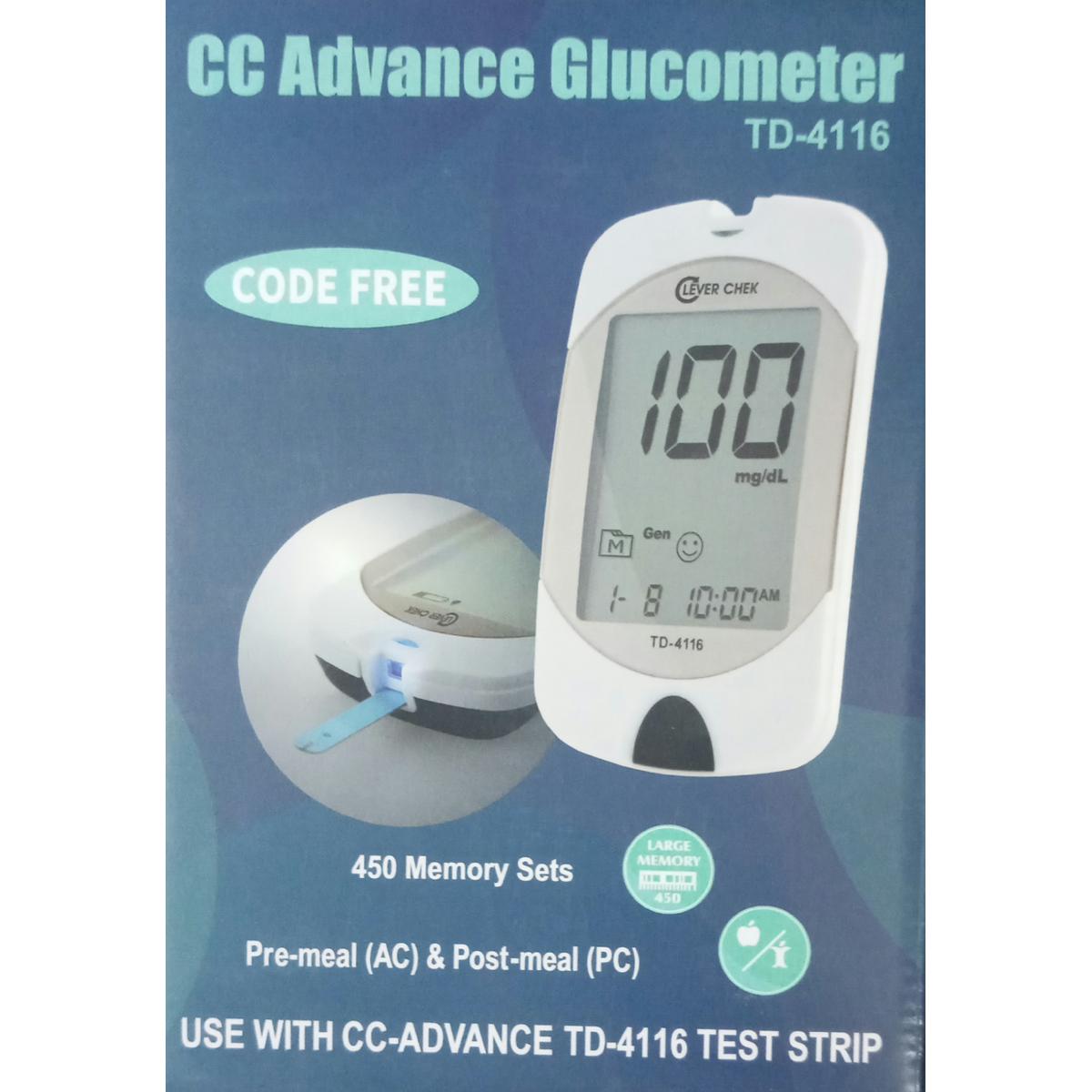 cc advance glucometer