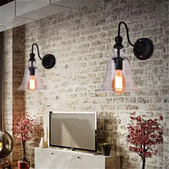 Swing Arm Wall Lamp Kitchen Indoor Wall Lights Bedroom Wall Sconce Bar Lighting
