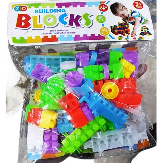 pack of 1--Block Toy Set For Kids Boys and Girls Building Blocks Toys