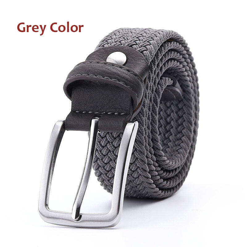 Belt Elastic For Men Golf Leather Belt 