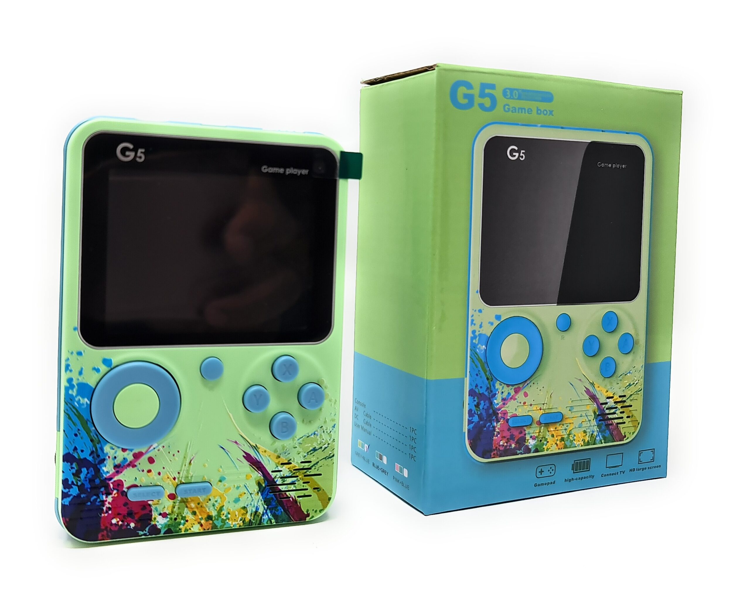 G7 Console Game Box 666 in 1 with Handle Controller (Gameboy Mainan)