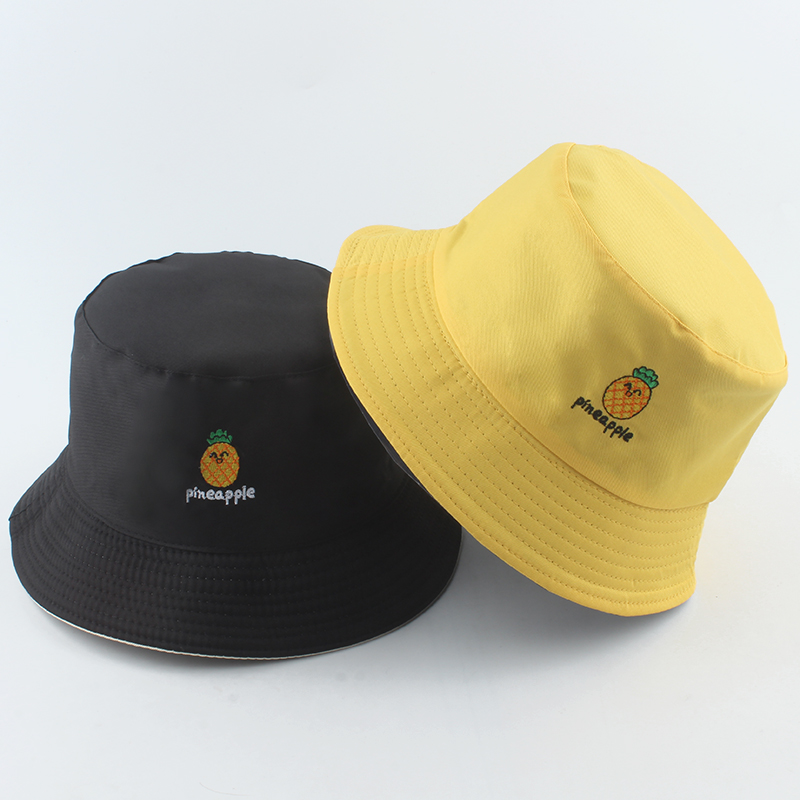 2022 New Reversible Fishing Hat Hip Hop Caps For Girls Boys Bob Femme Gorro  Summer Bucket Hats For Women Men Panama Hat
