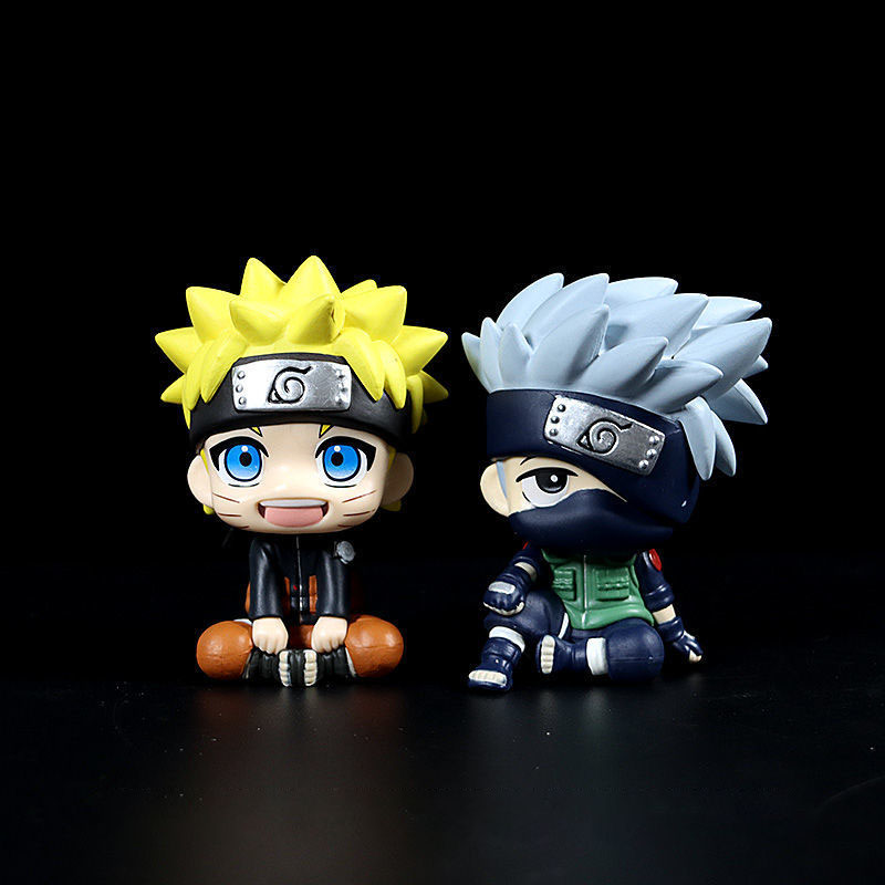 8cm New Naruto Anime Figure Model Sasuke & & Kakashi & Itachi Action Figure for Kid Children Gifts Character