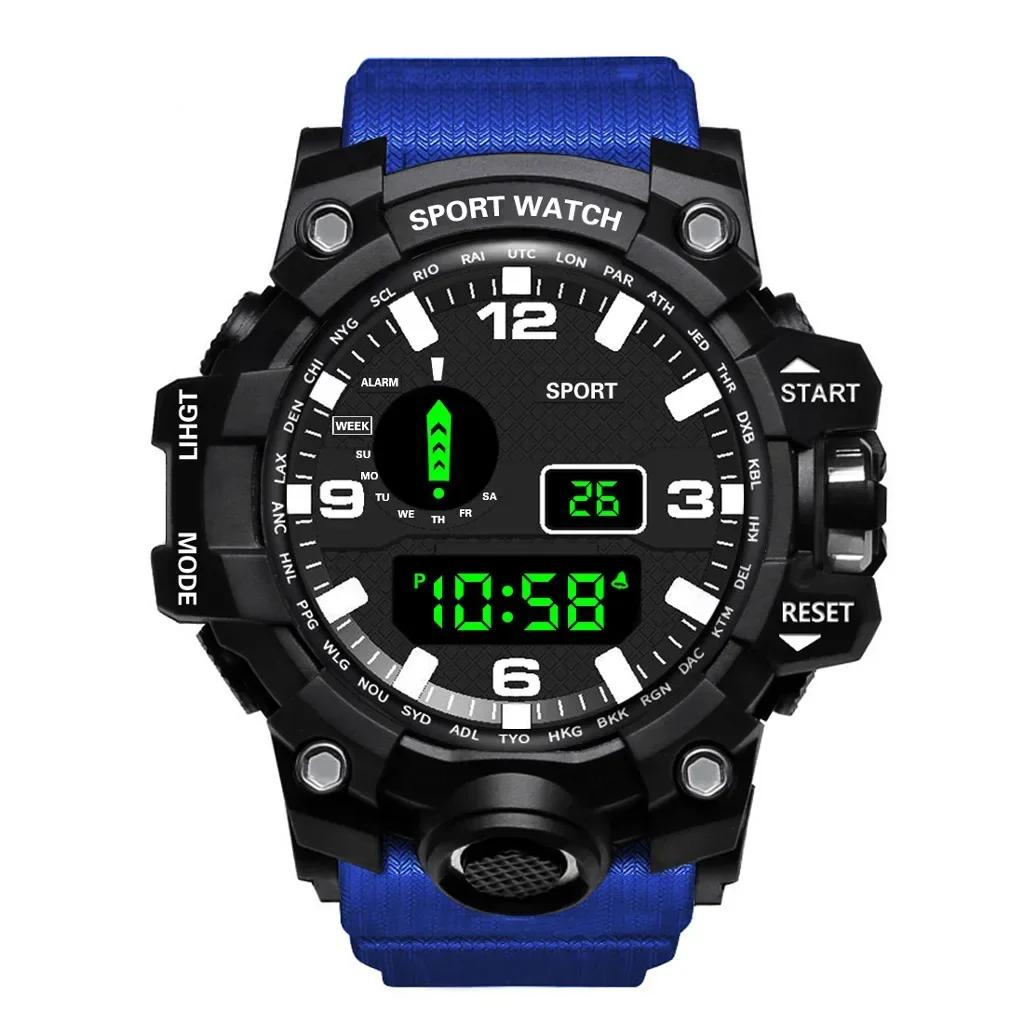 Multifunctional Waterproof Outdoor Sports Watch For Men Watches LED Digital Wristwatch Shockproof Life Waterproof Male Electronic Watch