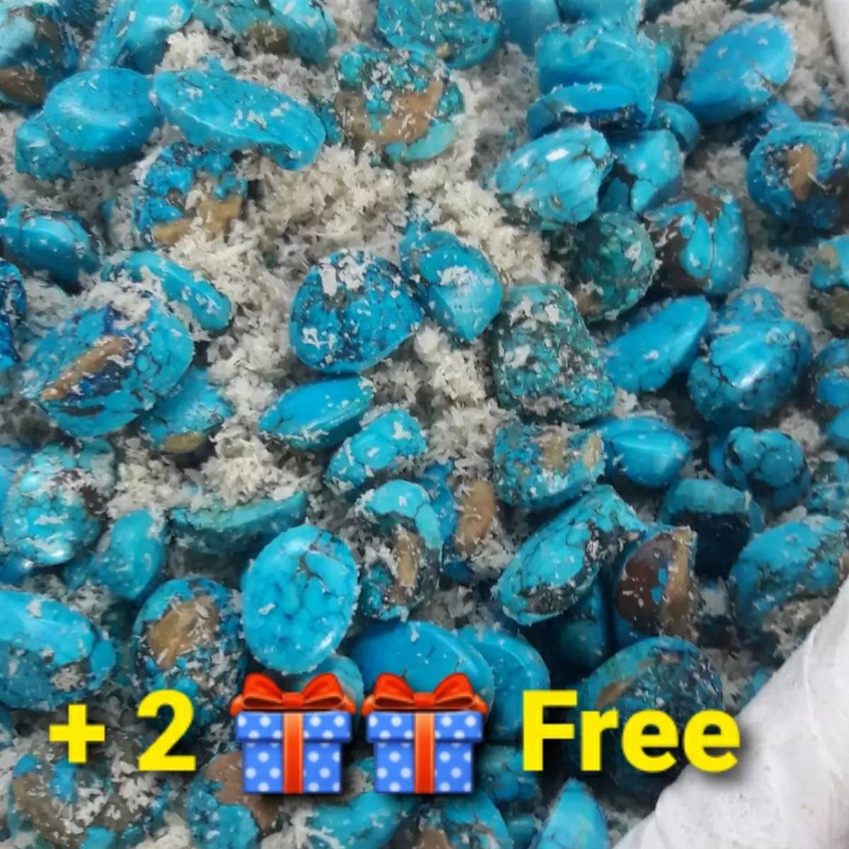 Original Real Feroza Turquoise Stone weight about 12 - 15 crt