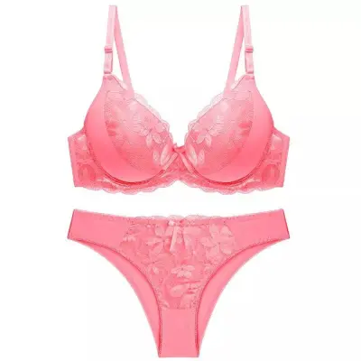 Bra panty Women Ladies Girls Brazier Brassier Undergarments Female Sexy Push  Up Bra & Panty Set Comfy Satin Lace Embroidery Bra Sets with Panties for  Women