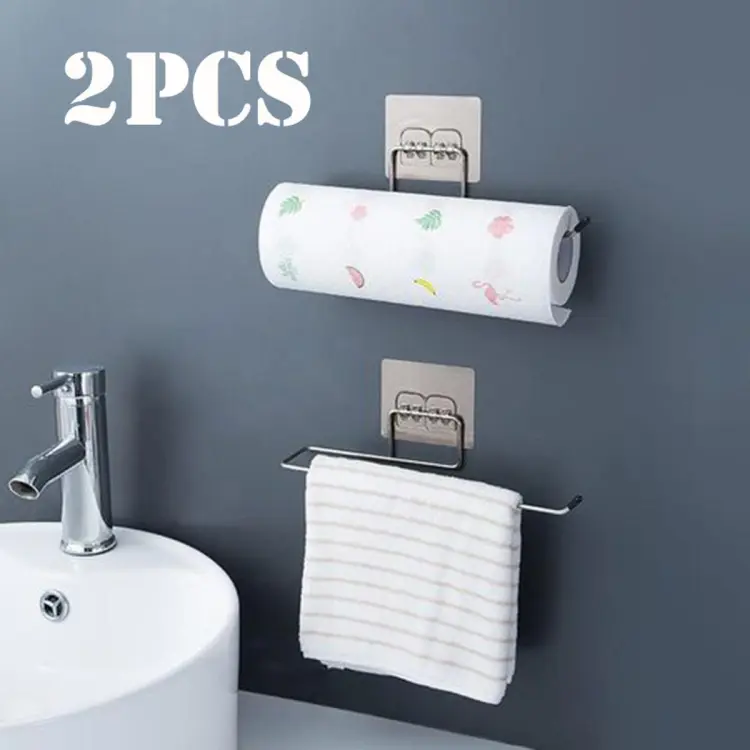 Hanging Toilet Paper Holder Roll Paper Holder Bathroom Towel Rack Home  Storage