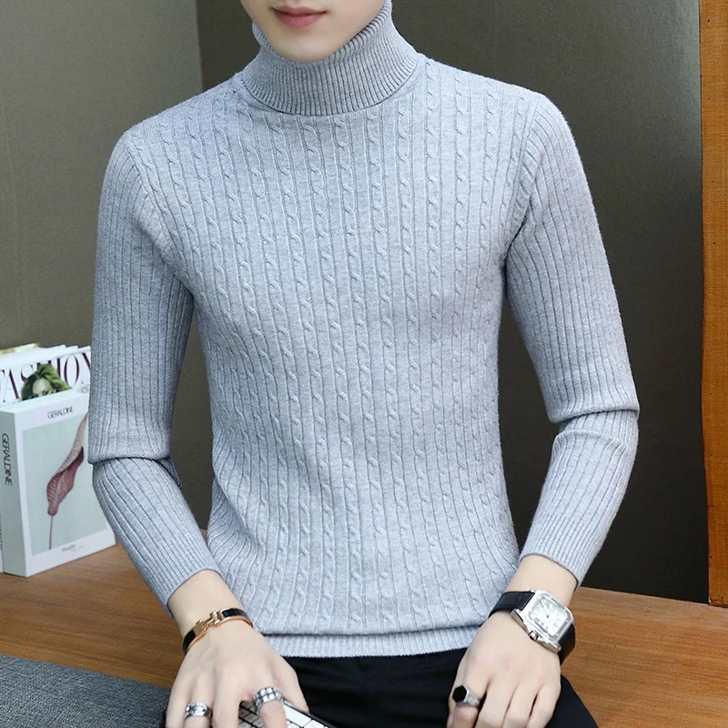 Slim Fit High Neck for Men and Boys | Warm High Neck for Winter Season Mok Neck