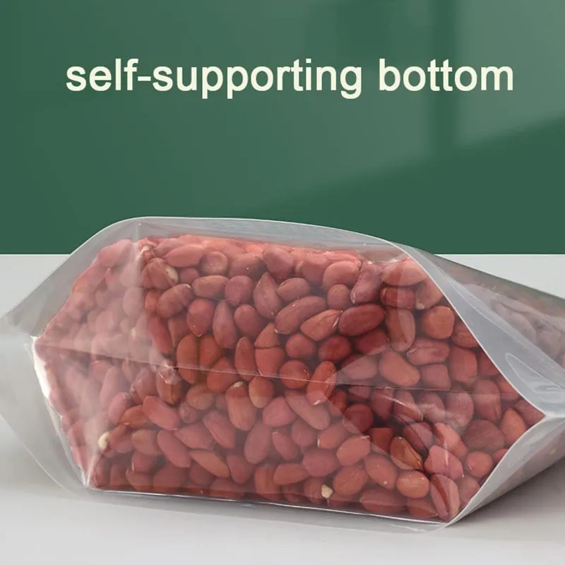 Kitchen Storage Bag Grain Moisture-Proof Sealed Bag Insect-Proof Transparent Portable Food-Grade Storage Bag