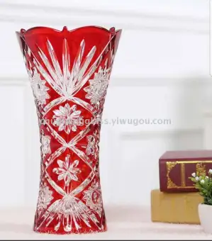 Colored Glass Vase Fashionable Colored Glass Flower Vase Crystal