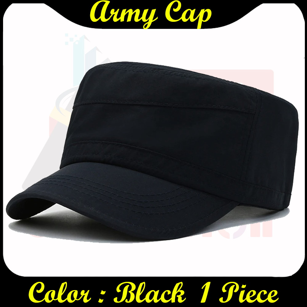 Summer Casual Beret Hat - Breathable Mesh Army Cap for Men and Women