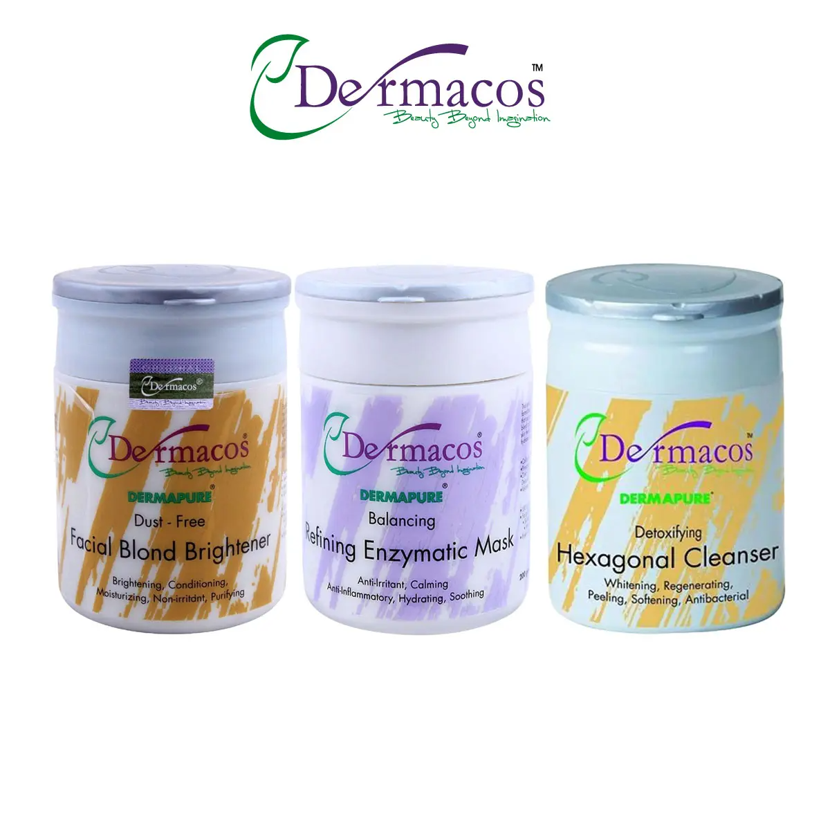 Dermacos Facial Jars | Personal Care Set