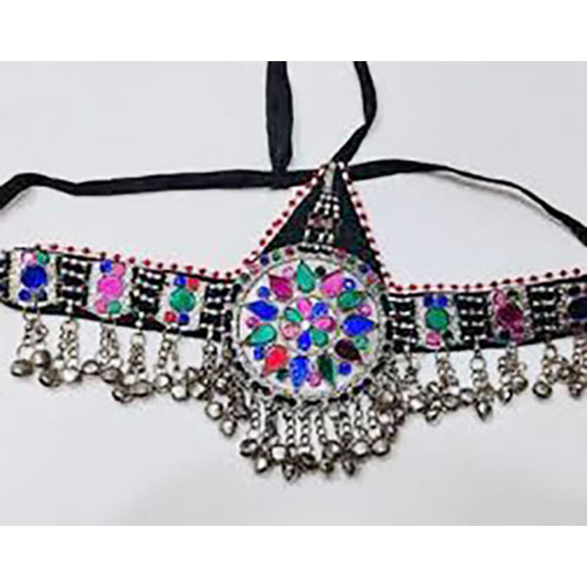 Afghani mathapatti headpiece hair accessories tribal kuchi 